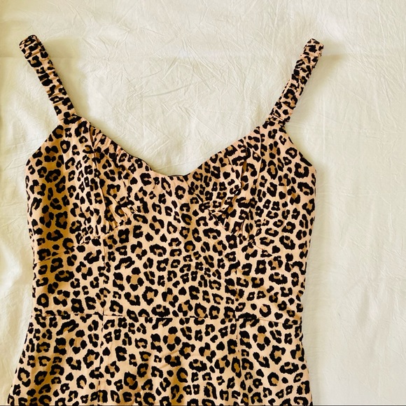 Dresses & Skirts - Animal Print Midi Tank Sundress Thigh Split